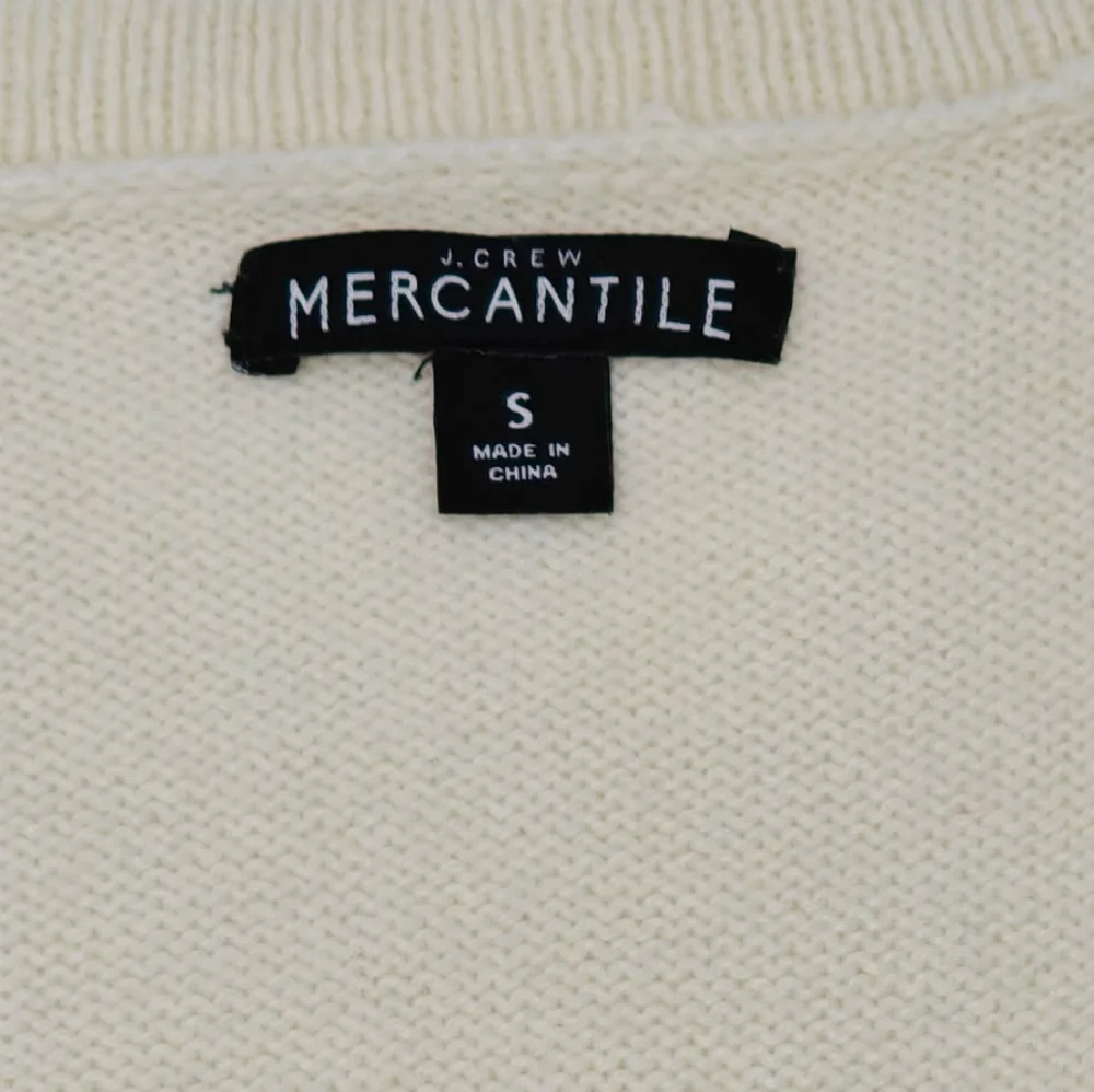 J. Crew Mercantile Full Wrap Tie Bow Sweater Sz S